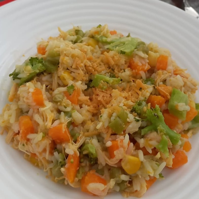Photo of the Vapt-vupt chicken risotto – recipe of Vapt-vupt chicken risotto on DeliRec