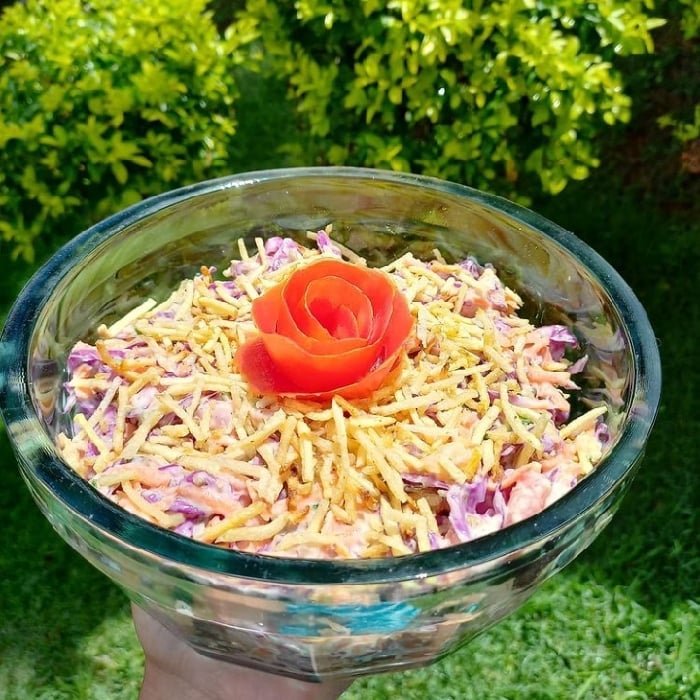 Foto da Salada de repolho com sardinha  - receita de Salada de repolho com sardinha  no DeliRec