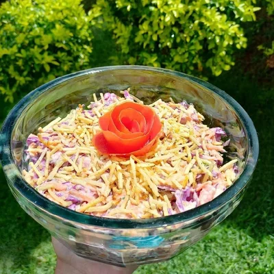 Receita de Salada de repolho com sardinha  no site de receitas DeliRec