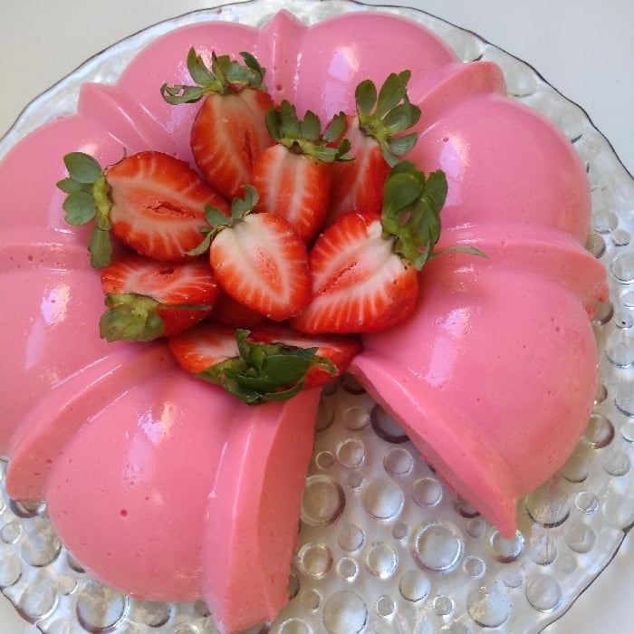 Photo of the Strawberry Jelly Pudding – recipe of Strawberry Jelly Pudding on DeliRec