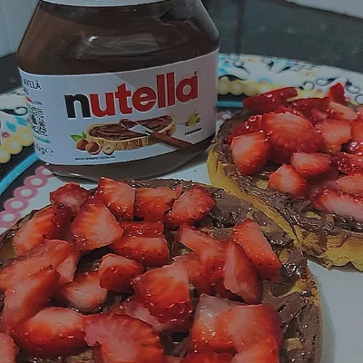 Recipe of Waffle with Nutella on the DeliRec recipe website