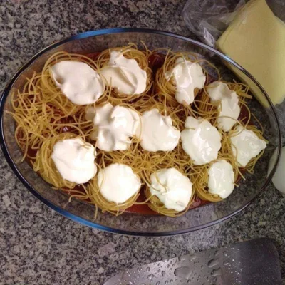 Recipe of lazy pasta on the DeliRec recipe website