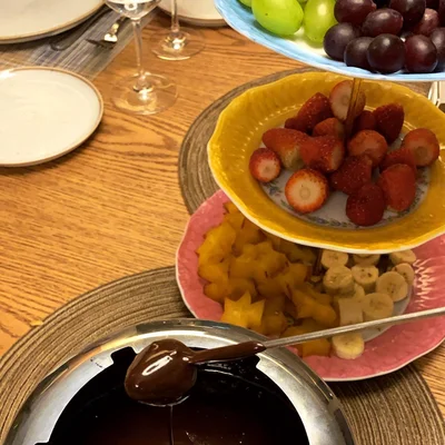 Recipe of Chocolate fondue on the DeliRec recipe website