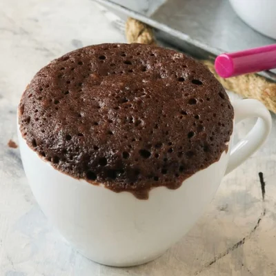 Recipe of cake in the mug on the DeliRec recipe website