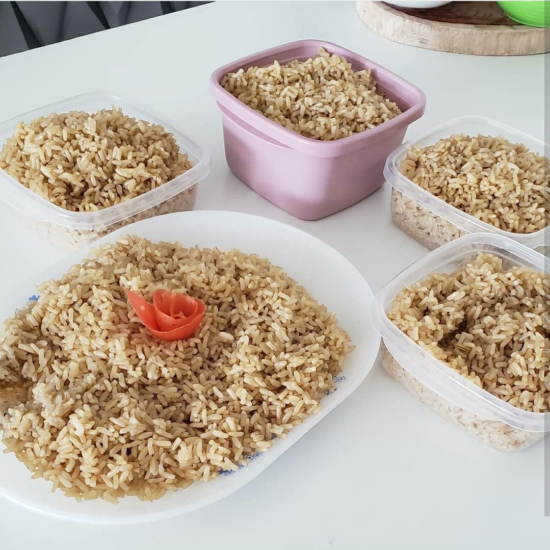 Photo of the Brown rice in the pressure cooker – recipe of Brown rice in the pressure cooker on DeliRec