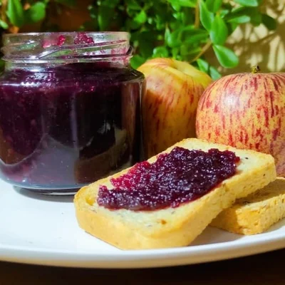 Recipe of Diet apple jam with wine on the DeliRec recipe website