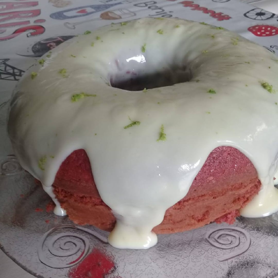 Photo of the Red Velvet Cake with Lemon Cream Icing – recipe of Red Velvet Cake with Lemon Cream Icing on DeliRec