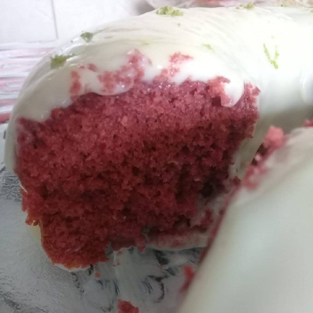 Photo of the Red Velvet Cake with Lemon Cream Icing – recipe of Red Velvet Cake with Lemon Cream Icing on DeliRec