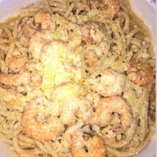 Photo of the Pasta with Shrimp and Parmesan Cheese – recipe of Pasta with Shrimp and Parmesan Cheese on DeliRec