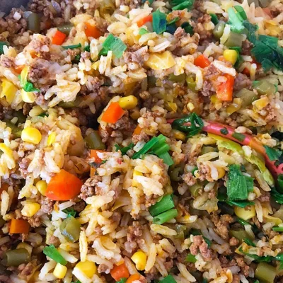 Recipe of Colorful and healthy rice on the DeliRec recipe website