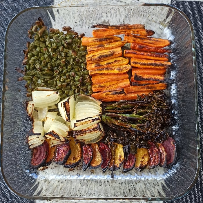 Photo of the roasted vegetables – recipe of roasted vegetables on DeliRec