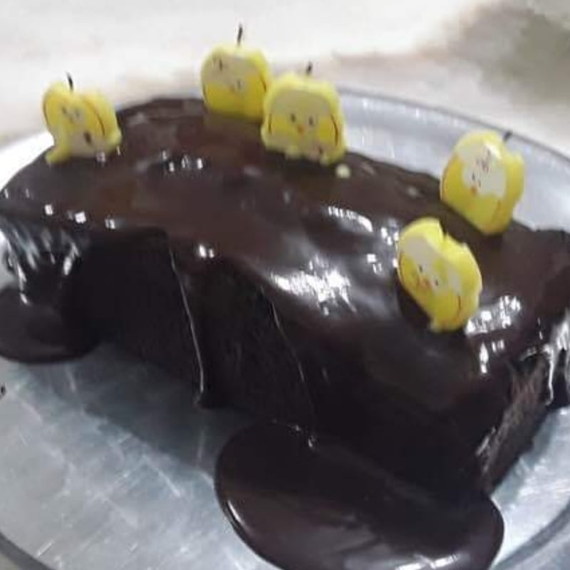 Photo of the Homemade chocolate cake with chocolate icing – recipe of Homemade chocolate cake with chocolate icing on DeliRec