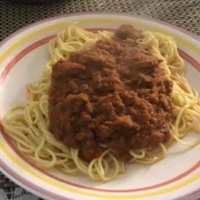 Recipe of Macaroni with minced meat on the DeliRec recipe website
