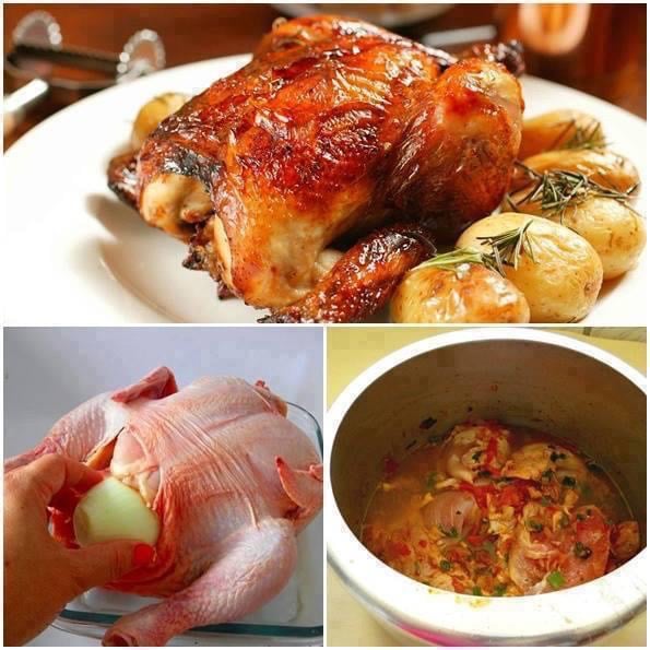 Photo of the Chicken roasted in pressure cooker – recipe of Chicken roasted in pressure cooker on DeliRec