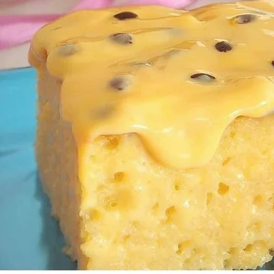 Recipe of Iced and creamy passion fruit cake on the DeliRec recipe website