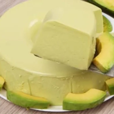 Recipe of avocado pudding on the DeliRec recipe website