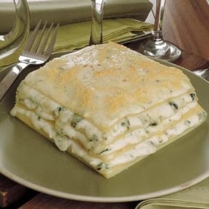 Plain 4 cheese lasagna