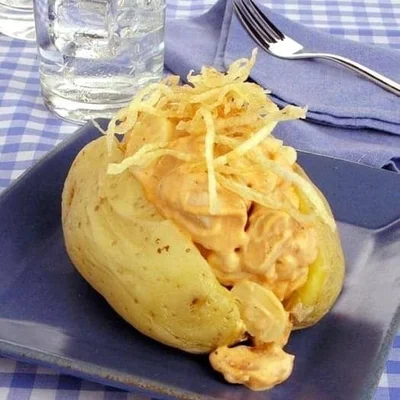 Recipe of Stuffed Potato with Stroganoff on the DeliRec recipe website