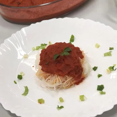 Recipe of easy tomato sauce on the DeliRec recipe website