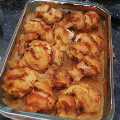 Recipe of Chicken with bacon and sensational beer 😋 on the DeliRec recipe website