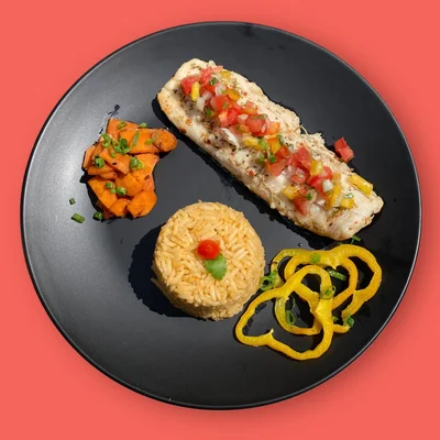 Recipe of Fish with rice and vegetables on the DeliRec recipe website