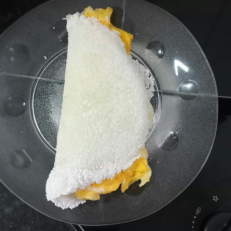Photo of the Tapioca with egg and cheese – recipe of Tapioca with egg and cheese on DeliRec