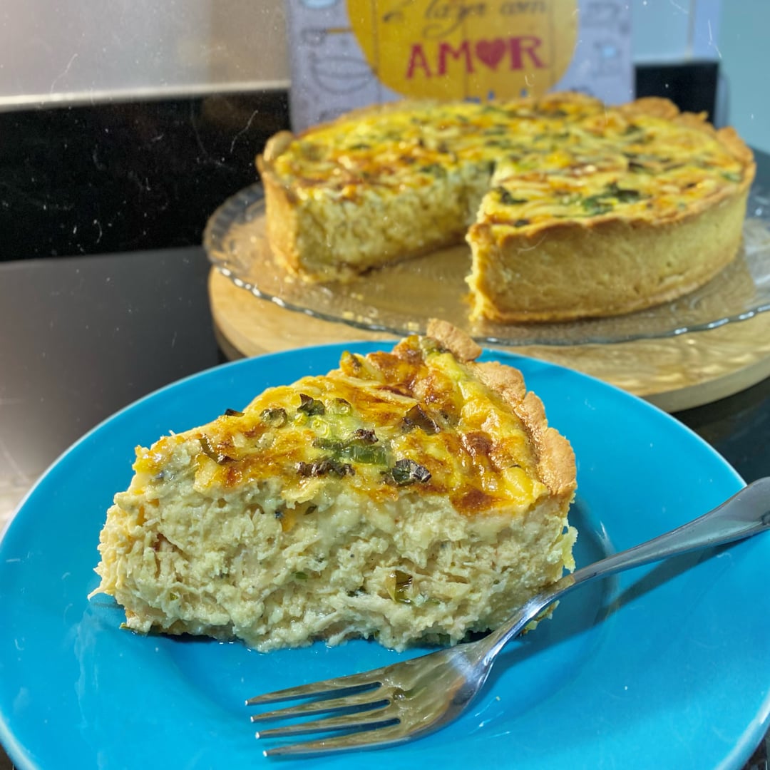 Photo of the Creamy Chicken Quiche with Mixed Cheese – recipe of Creamy Chicken Quiche with Mixed Cheese on DeliRec
