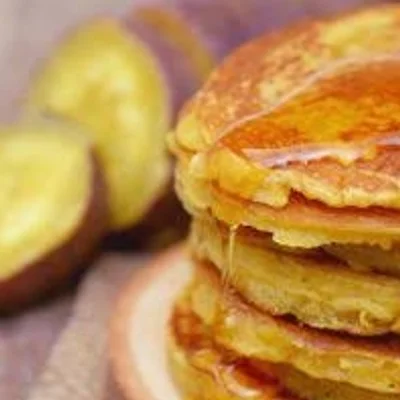 Recipe of sweet potato pancake on the DeliRec recipe website