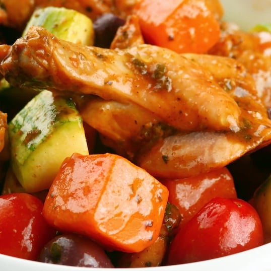 Foto de la alitas de pollo con verduras – receta de alitas de pollo con verduras en DeliRec