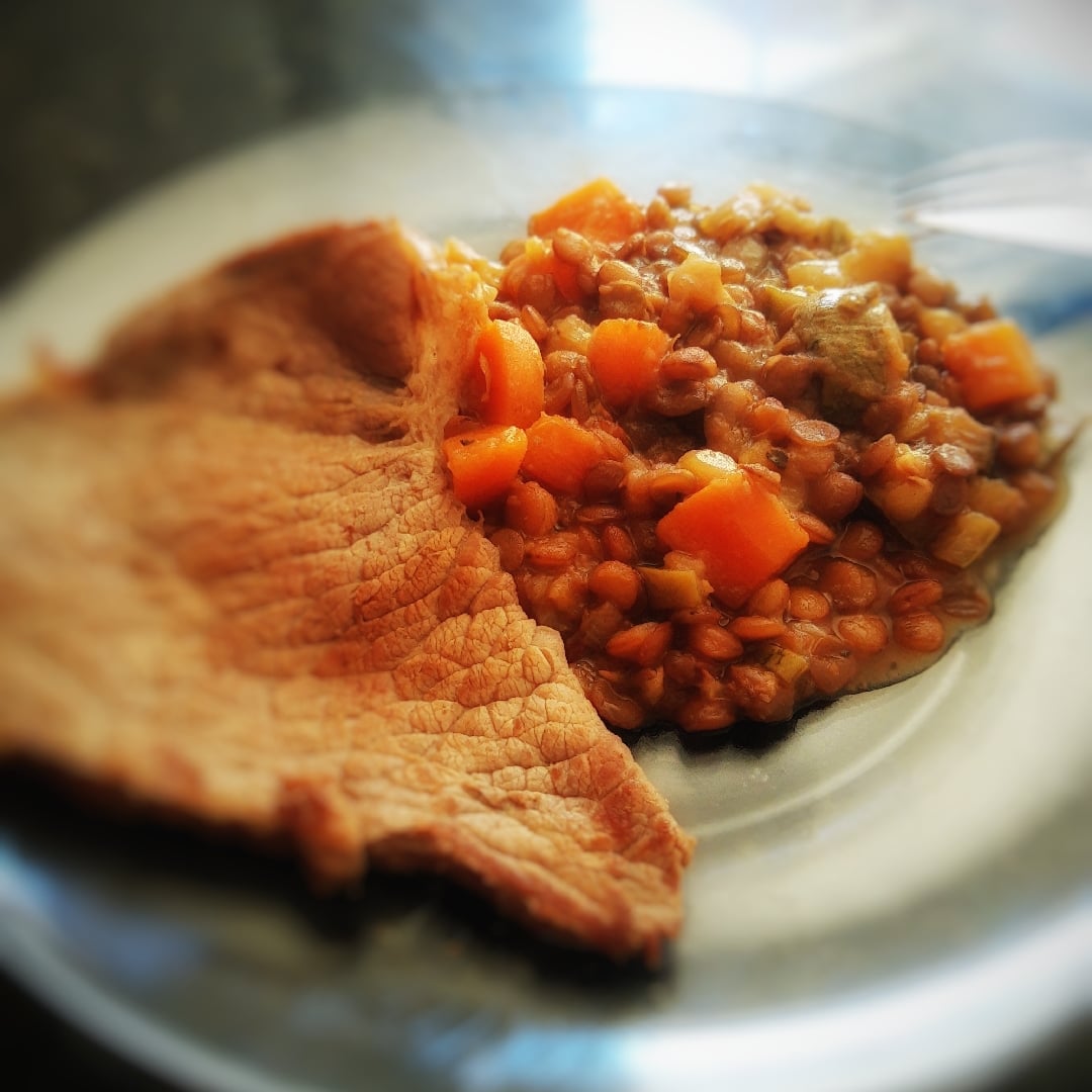 Photo of the lentils with vegetables – recipe of lentils with vegetables on DeliRec