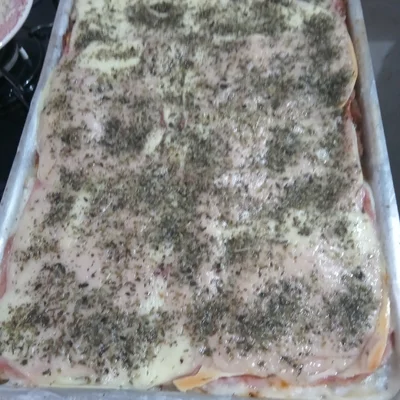 Recipe of Minced meat lasagna with white sauce on the DeliRec recipe website