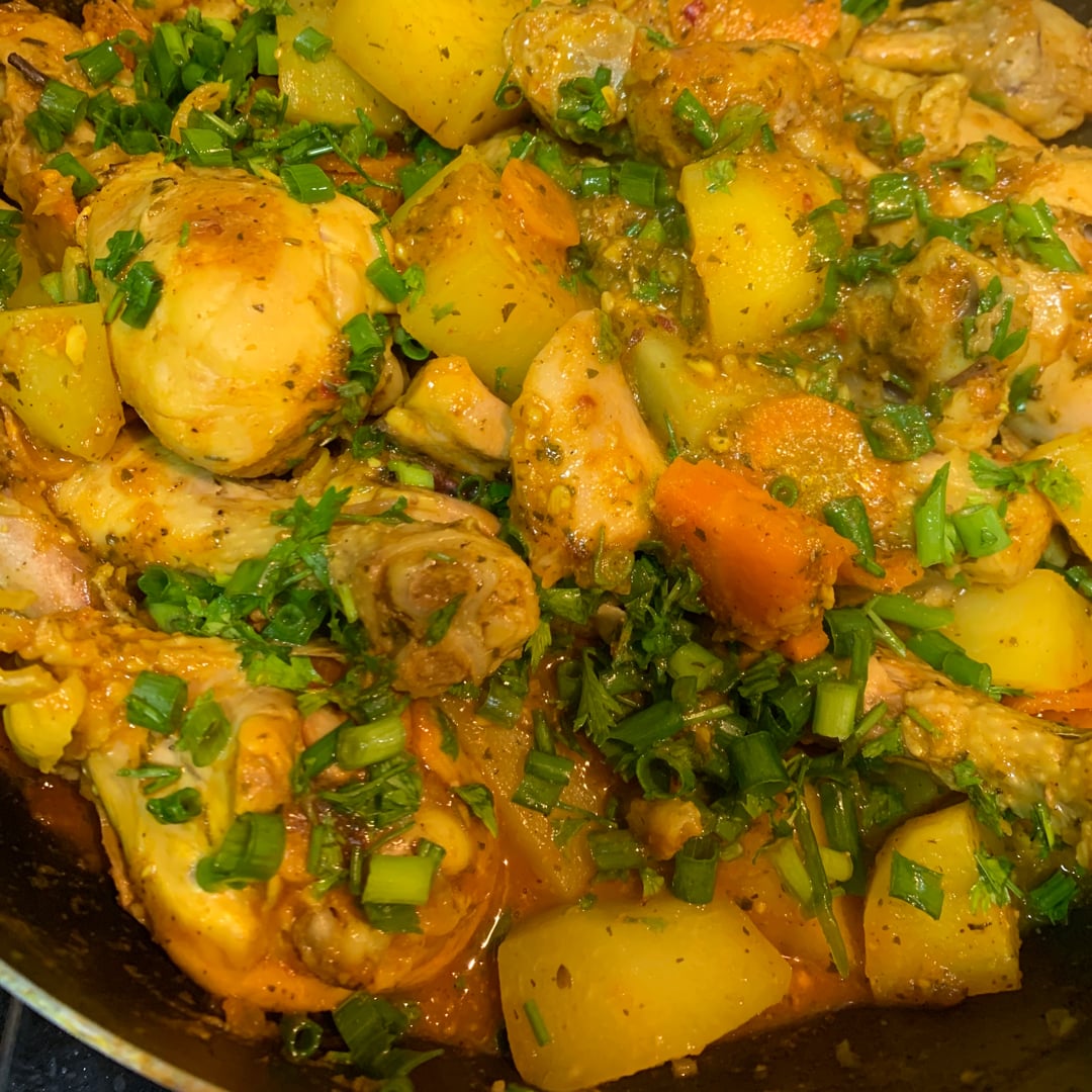 Photo of the Chicken with potato, carrot and choux – recipe of Chicken with potato, carrot and choux on DeliRec