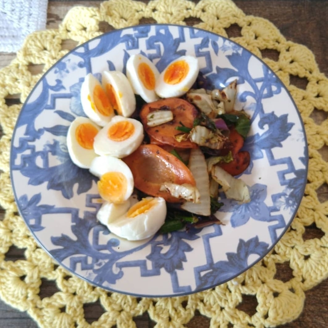 Photo of the Grilled vegetables with boiled eggs – recipe of Grilled vegetables with boiled eggs on DeliRec