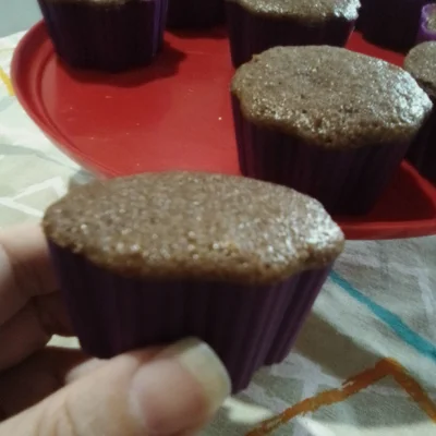Receita de Cupcakes de chocolate no site de receitas DeliRec