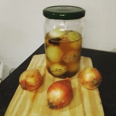 Recipe of pickled onions on the DeliRec recipe website