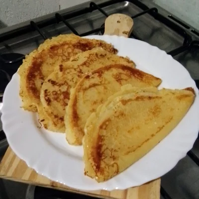 Recipe of Condensed milk pancakes on the DeliRec recipe website