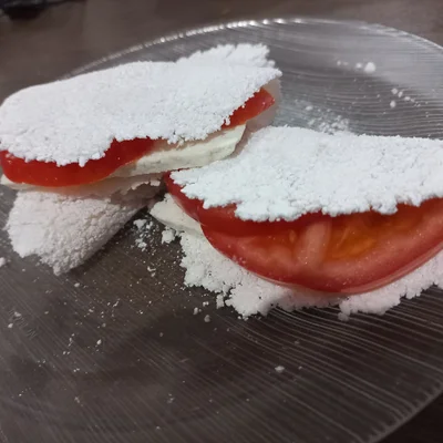 Recipe of Ricotta tapioca with tomato on the DeliRec recipe website