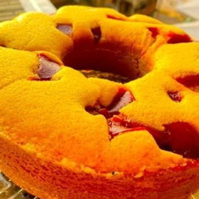 Recipe of SWEET CORN CAKE WITH GUAVA PASTE on the DeliRec recipe website