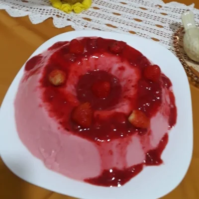 Recipe of Super affordable strawberry pudding on the DeliRec recipe website