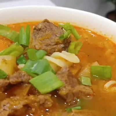 Recipe of Beef noodle soup on the DeliRec recipe website