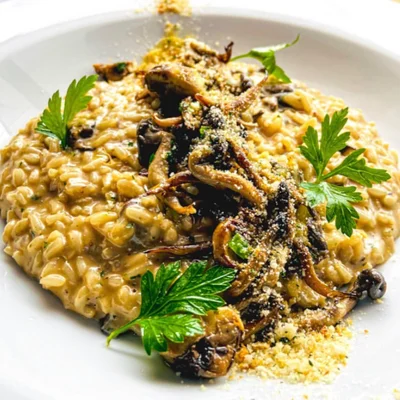 Recipe of Mushroom mix risotto on the DeliRec recipe website