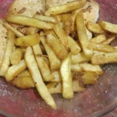 Recipe of portion of french fries on the DeliRec recipe website