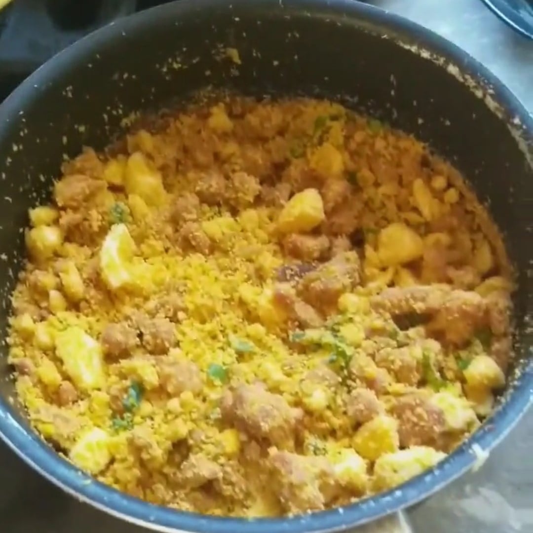Photo of the Egg farofa with sausage – recipe of Egg farofa with sausage on DeliRec
