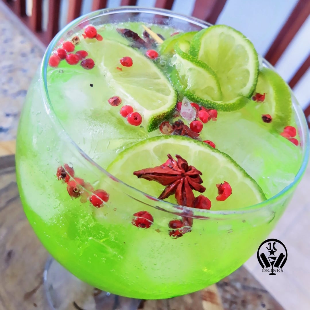 Photo of the Green Apple Gin Tonic – recipe of Green Apple Gin Tonic on DeliRec
