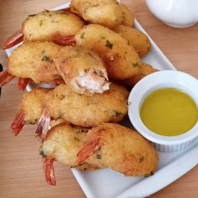 Recipe of Cod fish cake with shrimp on the DeliRec recipe website