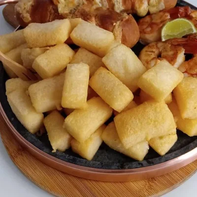 Recipe of Fried creamy manioc on the DeliRec recipe website