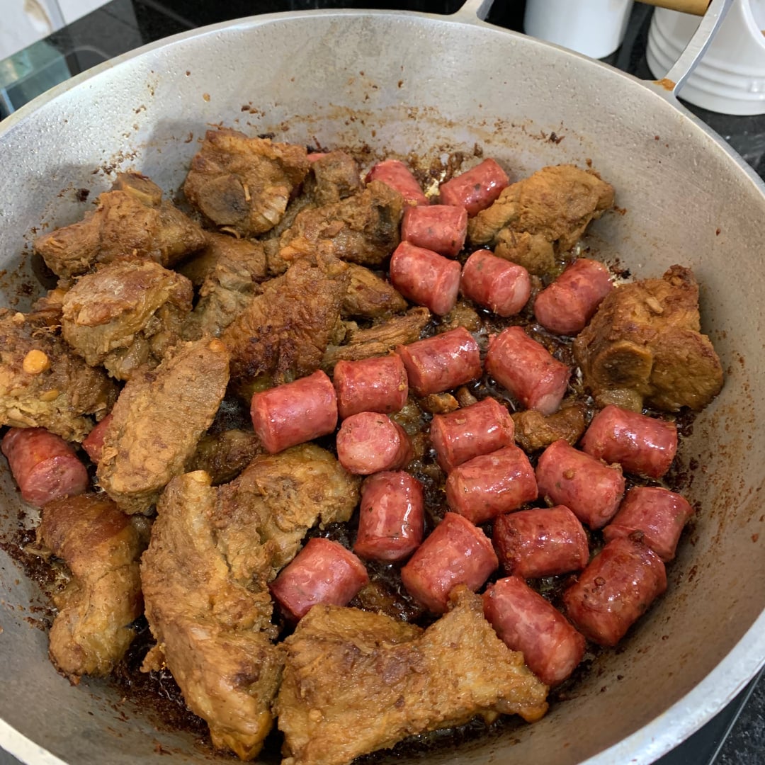 Foto da Arroz com costelinha de porco e linguiça  - receita de Arroz com costelinha de porco e linguiça  no DeliRec