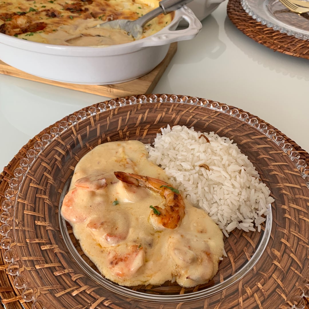 Photo of the Shrimp with potato cream – recipe of Shrimp with potato cream on DeliRec