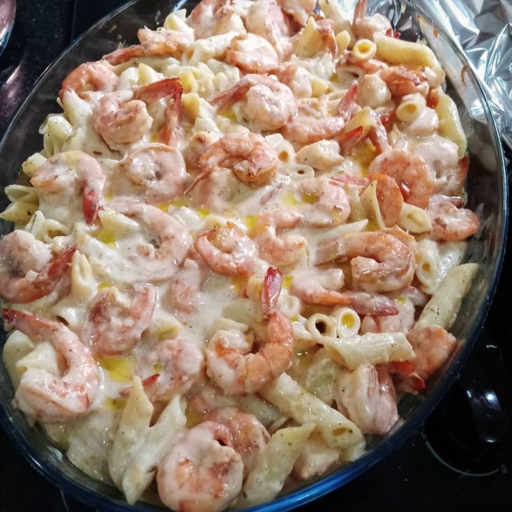 Photo of the Penne in white sauce with shrimp – recipe of Penne in white sauce with shrimp on DeliRec