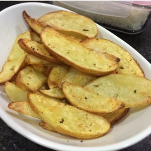 canoe potatoes in the airfryer
